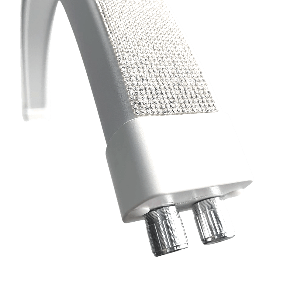 LED-arbeidslampe til vippeextensions, med fleksible armer og justerbar styrke